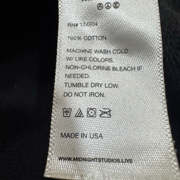 Batman X Midnight Studios Midnight Art DEPT Black Hoodie Oversized Cotton L/XL - Picture 10 of 14